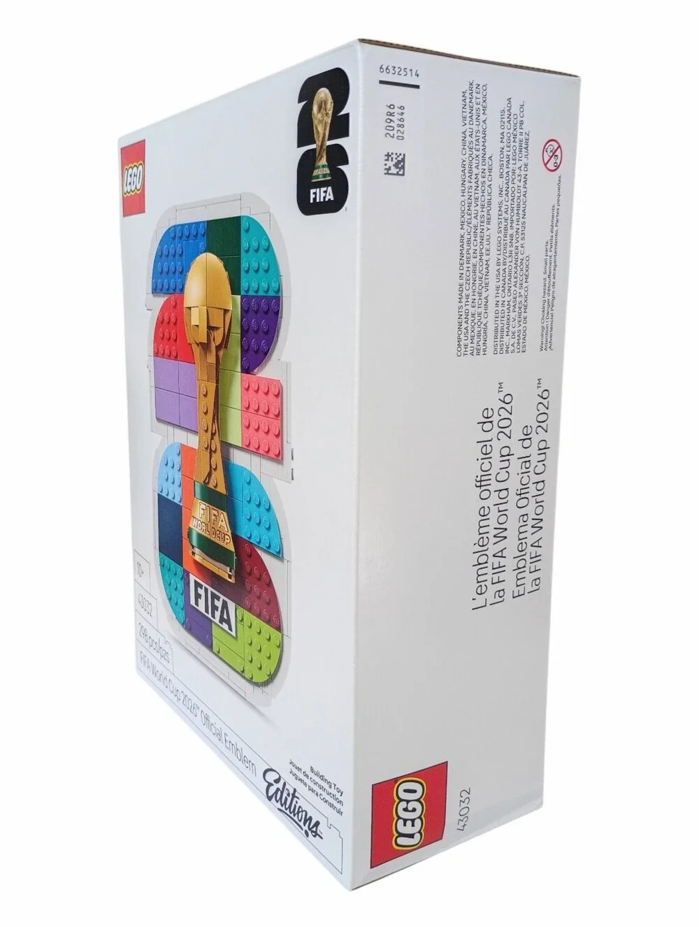LEGO Editions FIFA World Cup 2026 Official Emblem 43032 • New Sealed